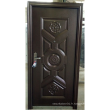 Hot Sale Power Coated Steel Security Door pour l&#39;Irak